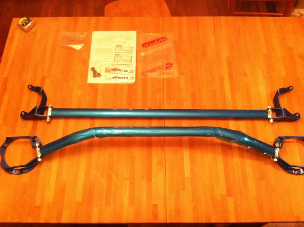 Cusco Front and Rear Strut Tower Bars for SH Subaru Forester Owners Forum